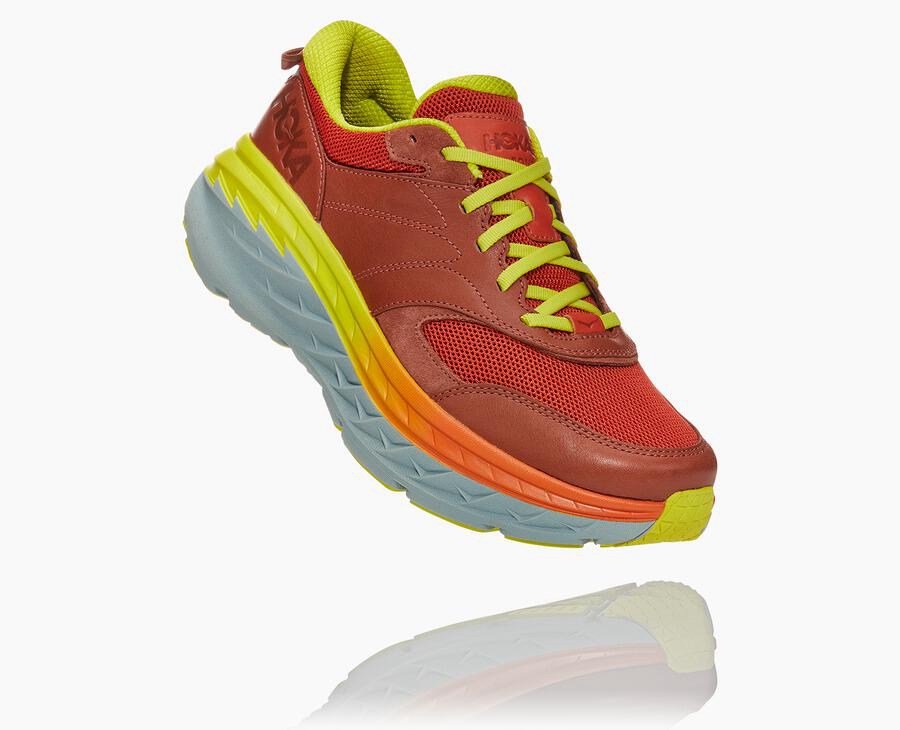 Hoka One One Koşu Ayakkabısı Erkek Kırmızı - Bondi L - BC2705193